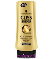 Acondicionador Con Elixir De Aceite De Argán Gliss 250 Ml.