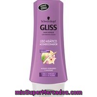 Acondicionador Liso Asiático Gliss, Bote 200 Ml