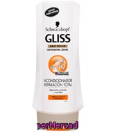 Acondicionador Reparador Para Cabello Seco/dañado Gliss 250 Ml.