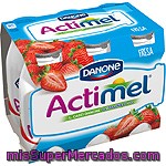 Actimel Para Beber De Fresa Danone, Pack 6x100 Ml