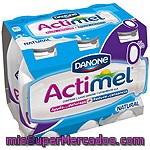 Actimel Para Beber Natural 0% Danone, Pack 6x100 Ml