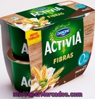 Activia Yogur 0% Fibras Con Muesli 4x120g