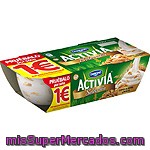 Activia Yogur Copos Avena Nuez 2x125g