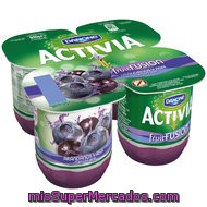 Activia Yogur Fruit Fusión Arándanos Y Asai 4x125g