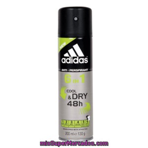 Adidas Desodorante Masculino 6 En 1 Spray 200 Ml
