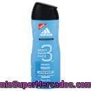Adidas Gel De Ducha 3 En 1 Hair Body & Face Active Sport Bote 400 Ml