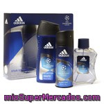 Adidas Man Uefa Set Colonia 100ml + Gel 2en1 250ml + Desodorante Spray 150ml 1u