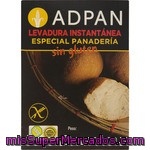 Adpan Levadura Instantánea Especial Panadería Sin Gluten Envase 64 G