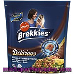 Affinity Brekkies Delicious Crujientes Croquetas Rellenas De Gambas Para Gatos Con Una Selección De Pescados Y Verdura Bolsa 750 G