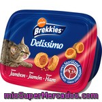 Affinity Brekkies Excel Delissimo Snacks Para Gato Rellenos De Jamón Especial Para Gatos Esterilizados Envase 75 G