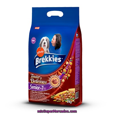 Affinity Brekkies Excel Senior Tender&deliciuos Con Buey Para Perros De + 7 Años Bolsa 3 Kg