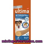 Affinity Ultima Interdental Limpieza Profunda Contra La Placa Dental De Perros Medianos 2 Unidades Envase 36 G