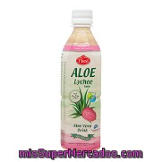 Agua De Aloe Vera Sabor Lychee T'best 500 Ml.