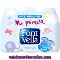 Agua Mineral Font Vella Pack De 6x25 Cl.