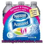 Agua Mineral Natural Aquarel Pack De 6 Unidades De 50 Centilitros