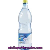 Agua Sabor Limón Eroski Sannia, Botella 1,25 Litros