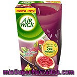 Air Wick Ambientador Vela Perfumada Dulce Higo Morado Envase 1 Unidad