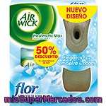 Air Wick Fresh Matic Max Ambientador Automático Frescor De Ropa Limpia Flor Aparato + Recambio