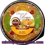 Airos Roscón De Reyes Tradicional Congelado Sin Gluten Y Sin Lactosa Envase 400 G