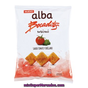 Alba Bocadito Mini De Pan Tomate Y Jamón Bolsa 100 Grs