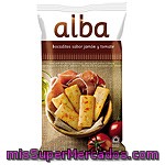 Alba Bocaditos De Pan Sabor Jamón Y Tomate Bolsa 110 G