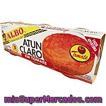 Albo Atún Claro En Tomate Pack 3 Latas 67 G Neto Escurrido