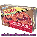 Albo Calamares En Salsa Americana Lata 72 G Neto Escurrido