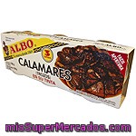 Albo Calamares En Su Tinta Pack 3 Lata 50 G Neto Escurrido