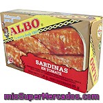 Albo Sardinas En Tomate Lata 85 G Neto Escurrido