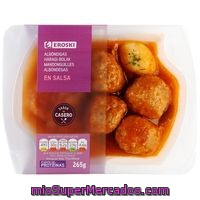 Albóndigas En Salsa Eroski, Bandeja 265 G