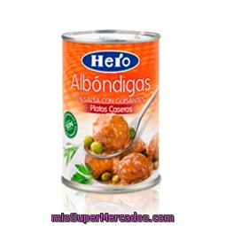 Albondigas
            Hero Con Salsa 430 Grs