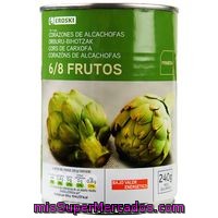 Alcachofa 6/8 Frutos Eroski, Lata 240 G