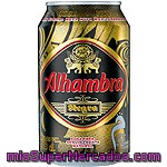 Alhambra Cerveza Negra Nacional Lata 33 Cl