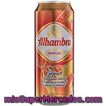 Alhambra Premium Lager Cerveza Rubia Nacional Lata 50 Cl
