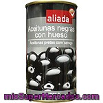 Aliada Aceitunas Negras Con Hueso Lata 185 G