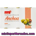 Aliada Aceitunas Rellenas De Anchoa Pack 3 Latas 150 G Neto Escurrido