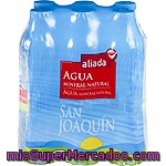 Aliada Agua Mineral Natural Pack 6 Botellas 50 Cl