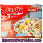 Aliada Arroz Tres Delicias Tradicional 2 Raciones Bolsa 500 G