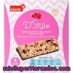 Aliada Barritas De Arroz Y Trigo Integral Con Frutas Rojas Paquete 126 G