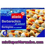 Aliada Berberechos Al Natural Lata 63 G Neto Escurrido 60-70 Piezas