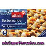 Aliada Berberechos Al Natural Lata 63 G Neto Escurrido 70-80 Piezas