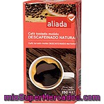 Aliada Café Natural Descafeinado Molido Paquete 250 G