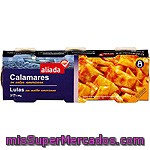 Aliada Calamares En Salsa Americana En Trozos Pack 3 Lata 59 G