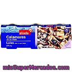 Aliada Calamares En Su Tinta En Trozos Pack 3 Lata 59 G