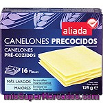 Aliada Canelones Precocidos 16 Placas Envase 125 G