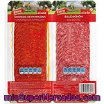 Aliada Chorizo De Pamplona + Salchichón En Lonchas Pack 2x112,5 G Envase 225 G