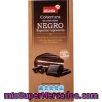Aliada Cobertura De Chocolate Negro Especial Repostería Fácil De Fundir Tableta 200 G