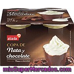Aliada Copa De Chocolate Y Nata Pack 4 Unidades 100 G