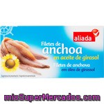 Aliada Filetes De Anchoa En Aceite De Girasol Lata 29 G Neto Escurrido