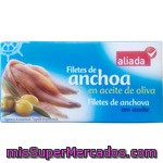 Aliada Filetes De Anchoa En Aceite De Oliva Lata 29 G Neto Escurrido